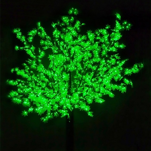 Светодиодное дерево Сакура, 6921LED 835W 24V L3.6m крона 3m зеленый IP54 трансформатор в комплекте