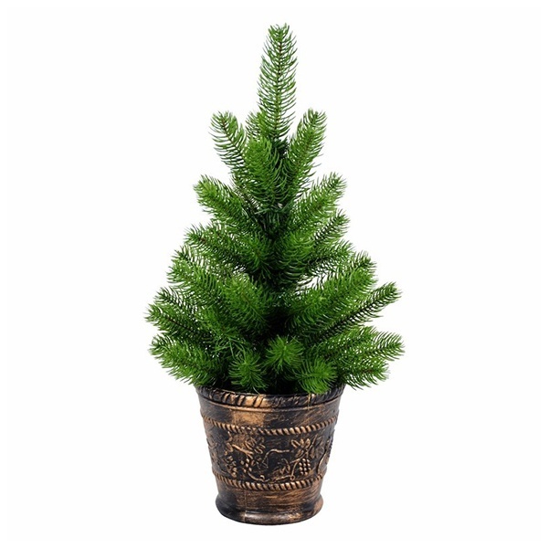 Елочка Neon-Night 45см в пластиковом горшке, Литая