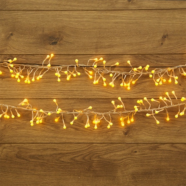 Гирлянда Мишура Neon-Night LED, 3м прозрачный ПВХ, 288LED 230V цвет желтый