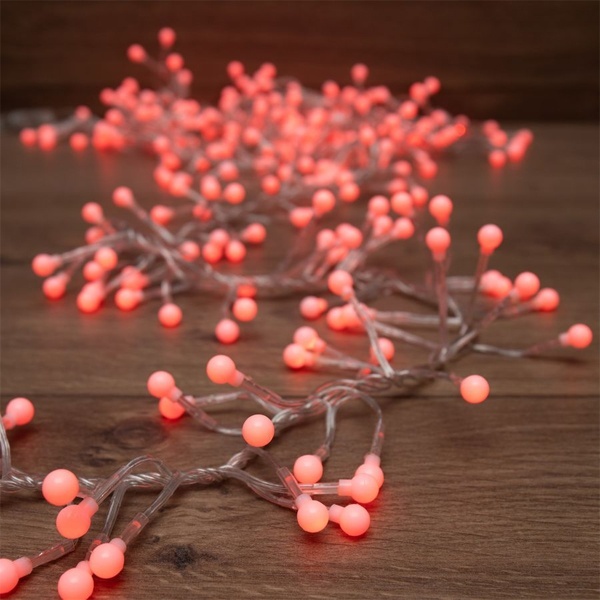 Гирлянда Мишура Neon-Night LED, 3м прозрачный ПВХ, 288LED 230V цвет красный