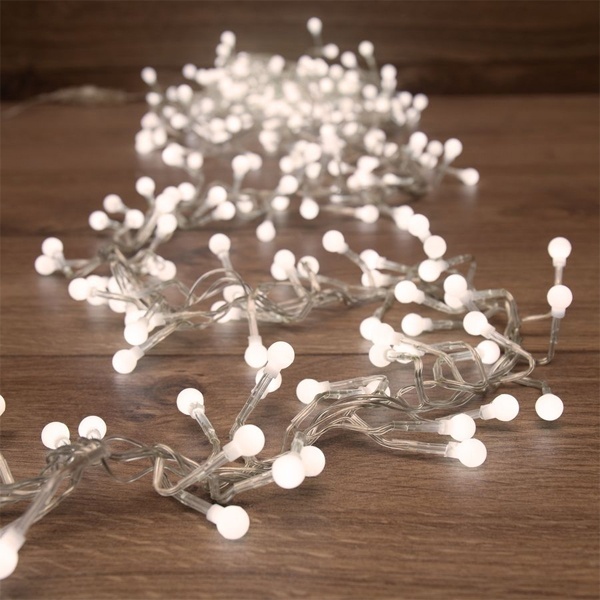 Гирлянда Мишура Neon-Night LED, 3м прозрачный ПВХ, 288LED 230V цвет белый