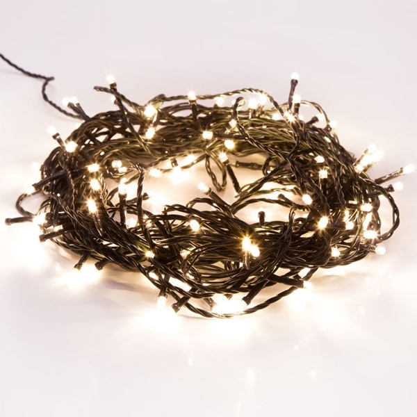 Гирлянда Твинкл Лайт Neon-Night 10 м, темно-зеленый ПВХ, 80 LED, 230V IP20 цвет теплый белый