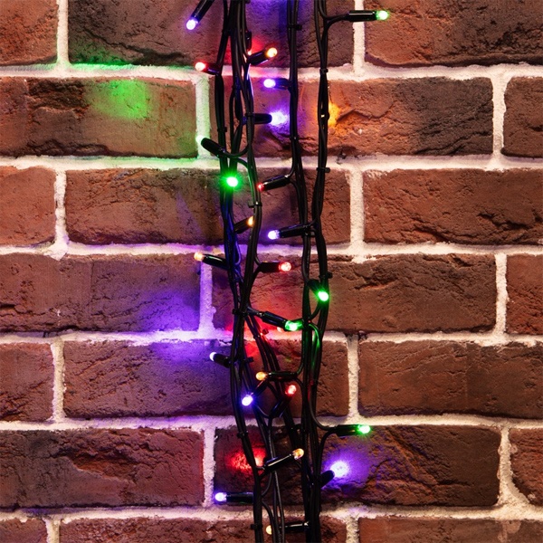 Гирлянда Твинкл Лайт Neon-Night 20м, черный каучук, 240LED, 230V IP67 цвет мультиколор