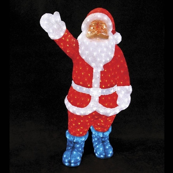 Акриловая светодиодная фигура Санта Клаус, 210см. 4400LED 264W 24V IP44 от -40 до +50