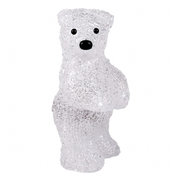 Акриловая светодиодная фигура Медвежонок, 10LED 12х22х13см, питание от 3AAA (не входят в комплект)