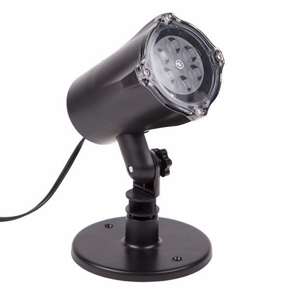 LED проектор Neon-Night белые снежинки, 220В