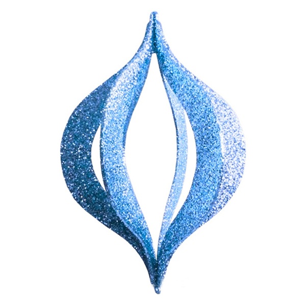 Елочная фигура Neon-Night Сосулька складная 3D, 51см, цвет синий