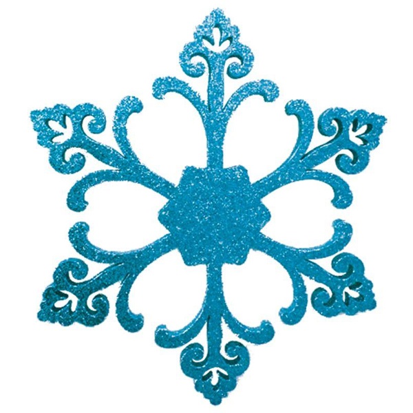 Елочная фигура Neon-Night Снежинка Морозко, 66 см, цвет синий