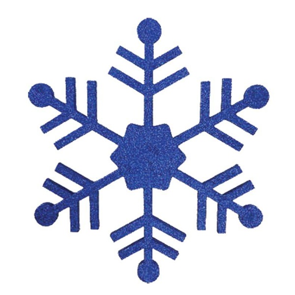 Елочная фигура Neon-Night Снежинка классическая, 66см, цвет синий