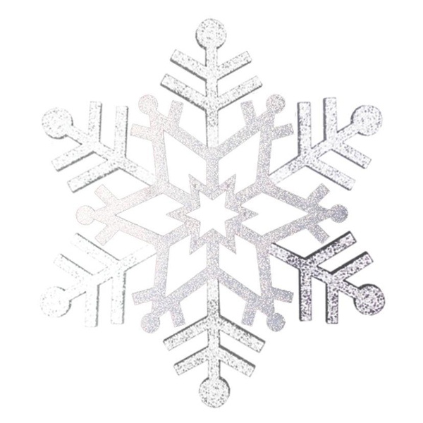 Елочная фигура Neon-Night Снежинка резная, 81см, цвет серебряный
