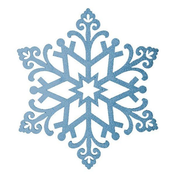 Елочная фигура Neon-Night Снежинка Снегурочка, 81см, цвет голубой