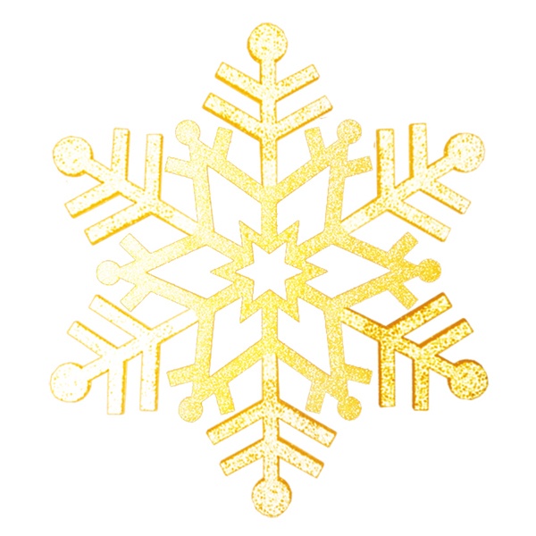 Елочная фигура Neon-Night Снежинка резная, 81 см, цвет золотой