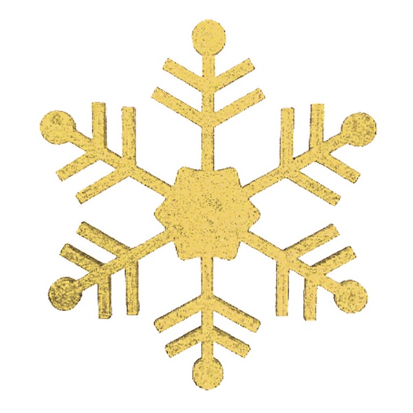 Елочная фигура Neon-Night Снежинка классическая, 66см, цвет золотой