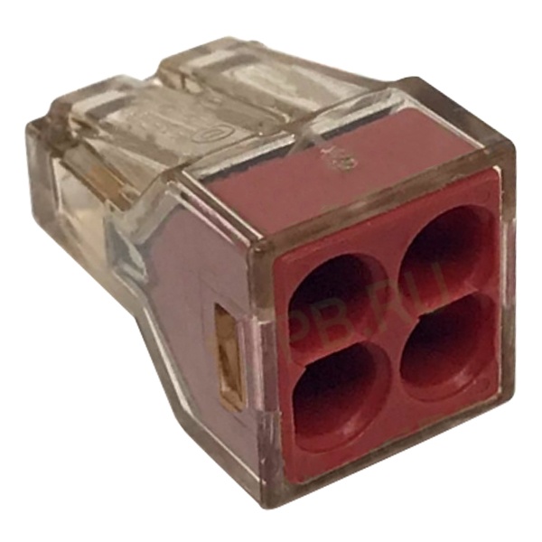 Клеммник WAGO 4 (одножильных) х 1,5-4 мм 32A Cu [уп. 100шт]