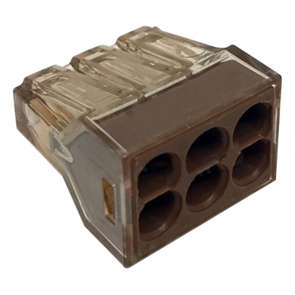 Клеммник WAGO 6 (одножильных) х 1,5-4 мм 32A Cu [уп. 50шт]