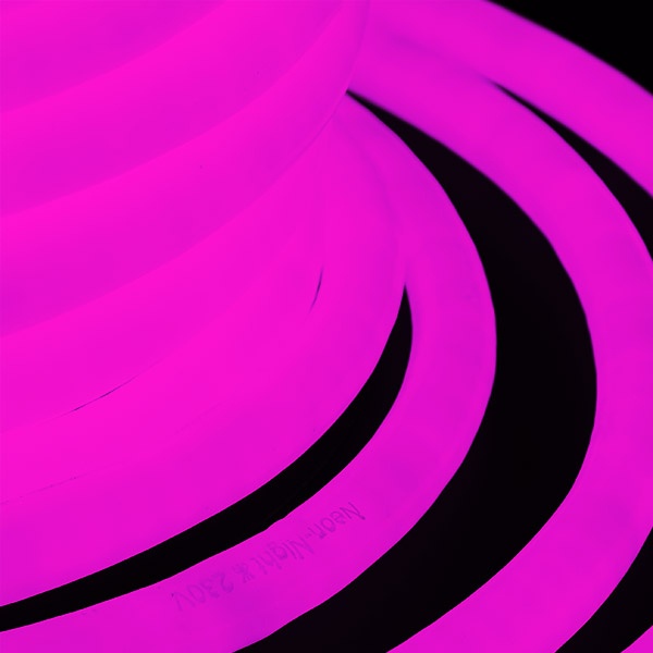 Гибкий неон Neon-Night LED 360° розовый, круглый D19мм 96LED/3,6Вт/м, IP54 бухта 50м