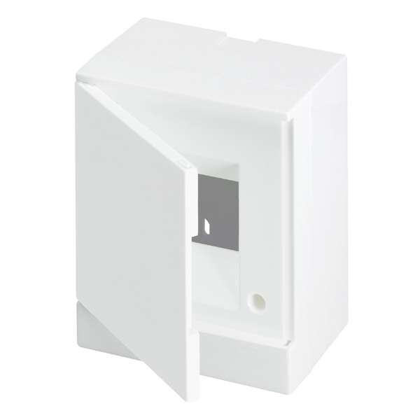 Щиток настенный ABB Basic E 4М белая непрозрачная дверь (с клеммами) BEW401204