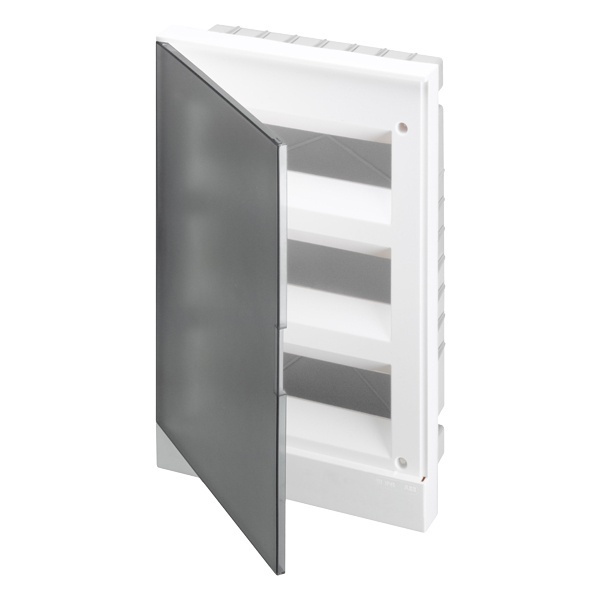 Шкаф в нишу ABB Basic E 36М (3x12) серая прозрачная дверь (c клеммами) BEF402236