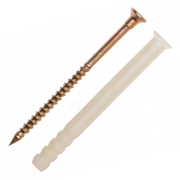 Дюбель-гвоздь Tech-KREP 6х40 SMX-L потайной бортик нейлон [ведро 150шт]