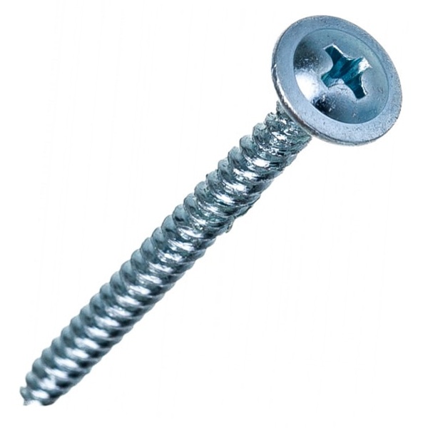 Саморез по металлу Tech-KREP СММ 4.2х50 острый с прессшайбой [коробка 100шт]