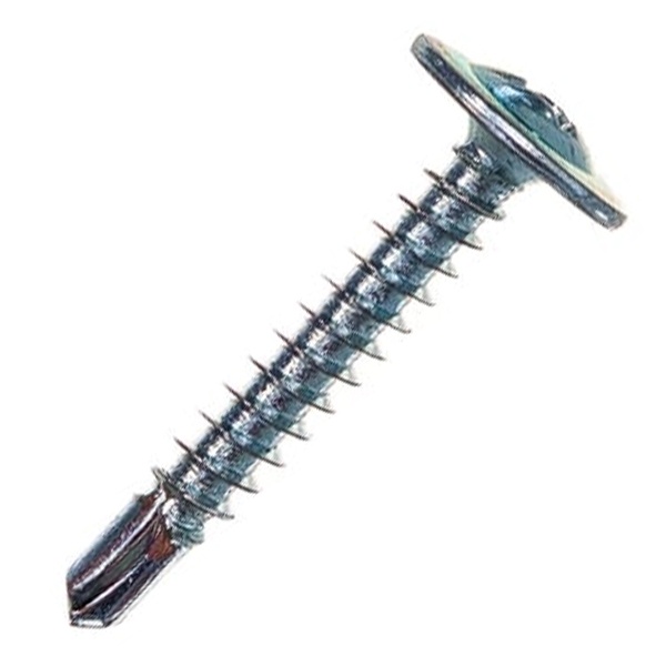 Саморез по металлу Tech-KREP СММ 4.2х25 со сверлом с прессшайбой [ведро 1000шт]