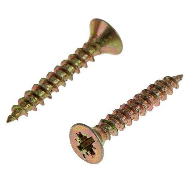 Саморез универсальный Tech-KREP 2,5х13 желтый цинк потайная головка [коробка 500шт]