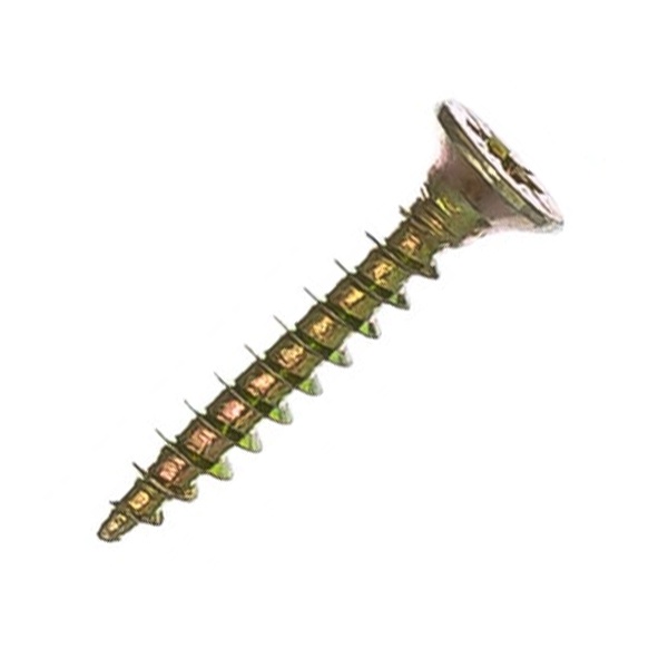 Саморез универсальный Tech-KREP 2,5х16 желтый цинк потайная головка [коробка 500шт]