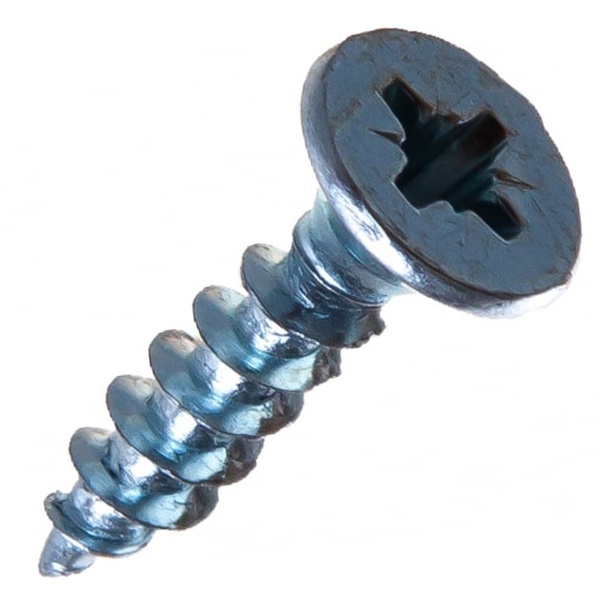 Саморез универсальный Tech-KREP 3,5х16 оцинкованный потайная головка [коробка 200шт]