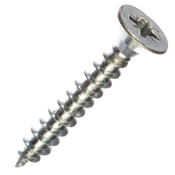 Саморез универсальный Tech-KREP 3,5х20 оцинкованный потайная головка [коробка 200шт]