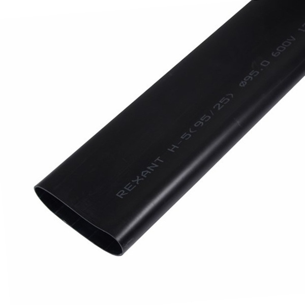 Термоусадка клеевая Rexant 95.0 / 25.0мм (3:1) 1м черная