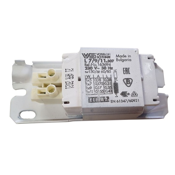 Дроссель Vossloh Schwabe L5/7/9/11.307 230V/50HZ для ламп КЛЛ G23