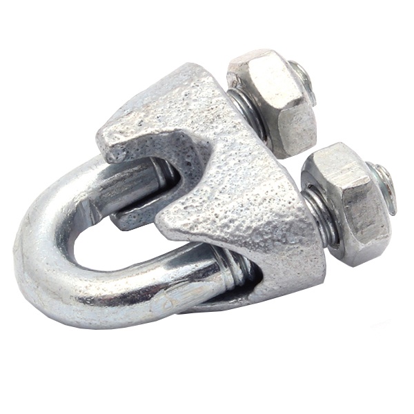 Зажим стальной Партнер 5мм DIN741 для троса оцинкованный