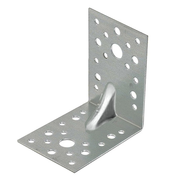 Уголок крепежный Tech-KREP 90х90х65х2,0мм оцинкованный усиленный