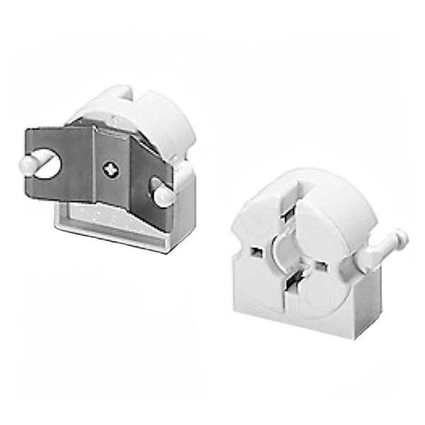 Патрон VS 09406 G5 вращающийся подпружиненный торцовые защёлки d3,8 для ламп T5