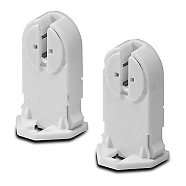 Патрон VS 09434 G5 вращающийся h25 с распорками и стопором для ламп T5