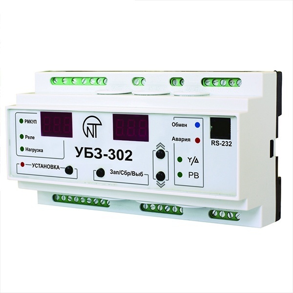 Универсальный блок защиты асинхронных электродвигателей Новатек УБЗ-302 5-630А