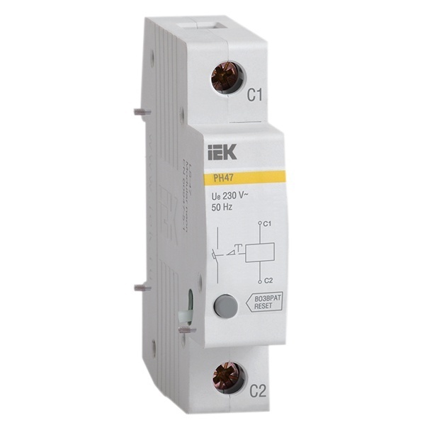 Расцепитель независимый ИЭК РН47 новая серия на DIN-рейку для ВА47-29 и ВА47-100
