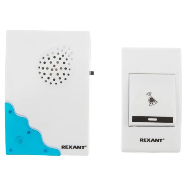Беспроводной дверной звонок Rexant RX-1 с кнопкой