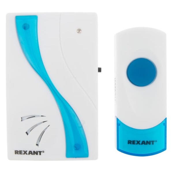 Беспроводной дверной звонок Rexant RX-2 с кнопкой IP44