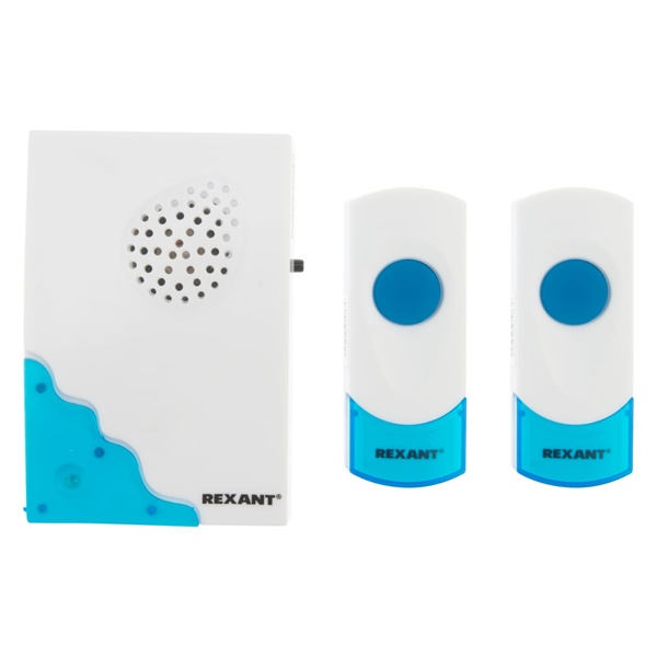 Беспроводной дверной звонок Rexant RX-4 с двумя кнопками IP44
