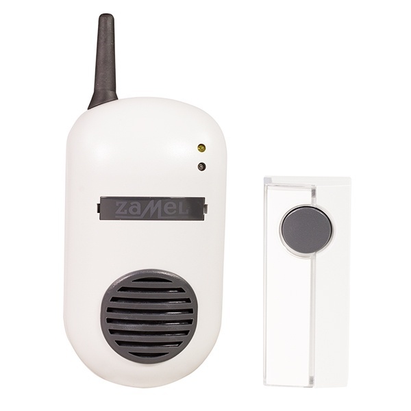 Беспроводной дверной звонок Zamel Булик в розетку, 1 мелодия, 100м,