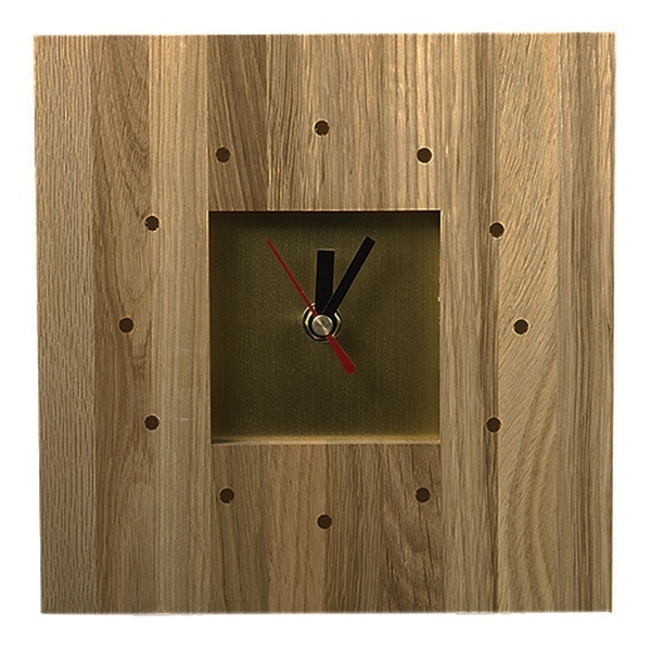 Накладка часы дуб Zamel темный для трубных гонгов GRS-941 и GNS-944