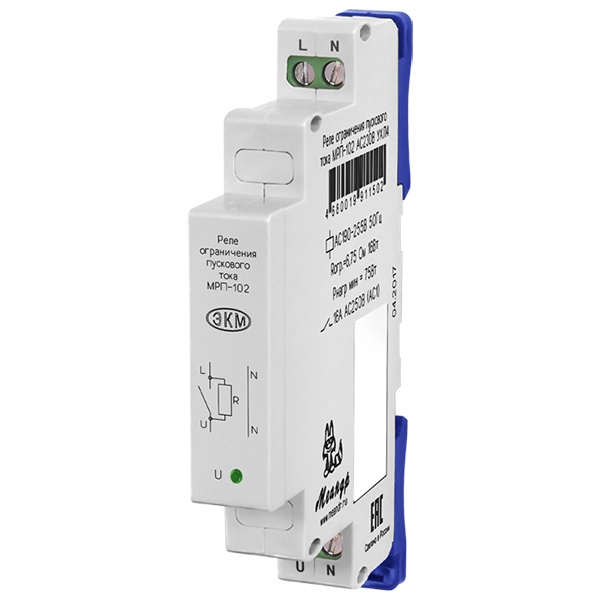 Реле ограничения пускового тока Меандр МРП-102 AC230В 8А УХЛ4