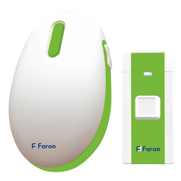 Беспроводной дверной звонок Feron E-375 36 мелодий, 80м