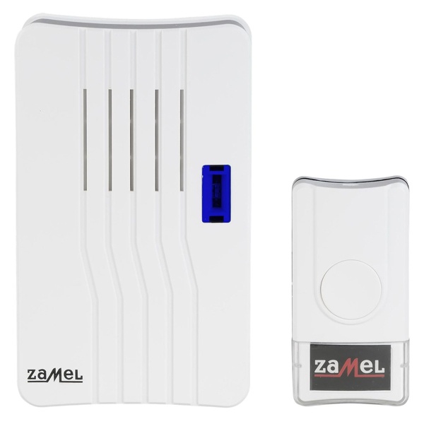 Беспроводной дверной звонок Zamel DANCE 150м, питание от батареек,