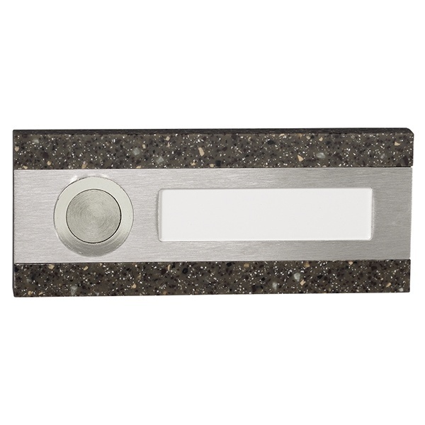 Кнопка звонка Zamel 1-я декоративная прямоугольная