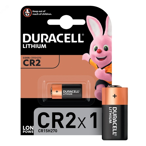 Батарейка Duracell CR2 3V Lithium (упаковка 1шт) 020306