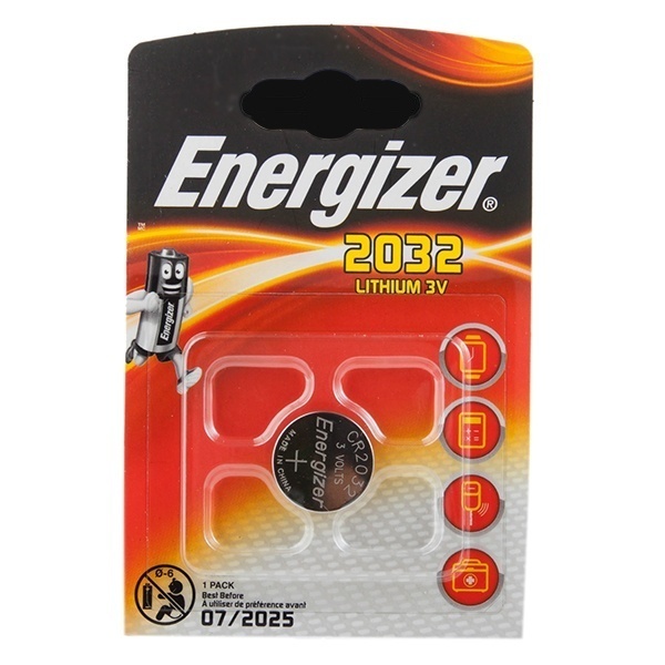 Батарейка Energizer Lithium CR2032 3V (упаковка 1шт)