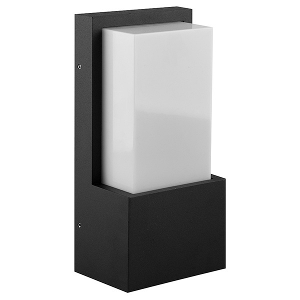 Светильник садово-парковый Техно Feron DH0601 230V E27 245x120x80mm черный без лампы