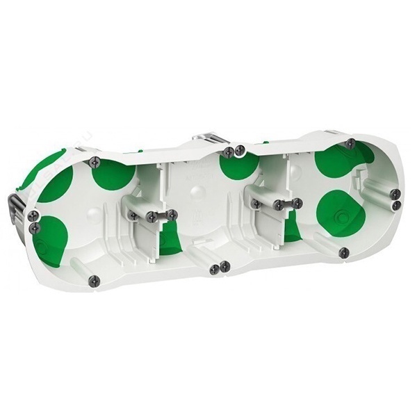 Коробка установочная Multifix Air Schneider Electric d 67 глубина 40 мм 3-постовая герметичная IP40